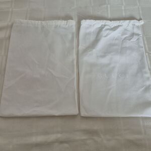 Gucci Elegant White Dust Bags